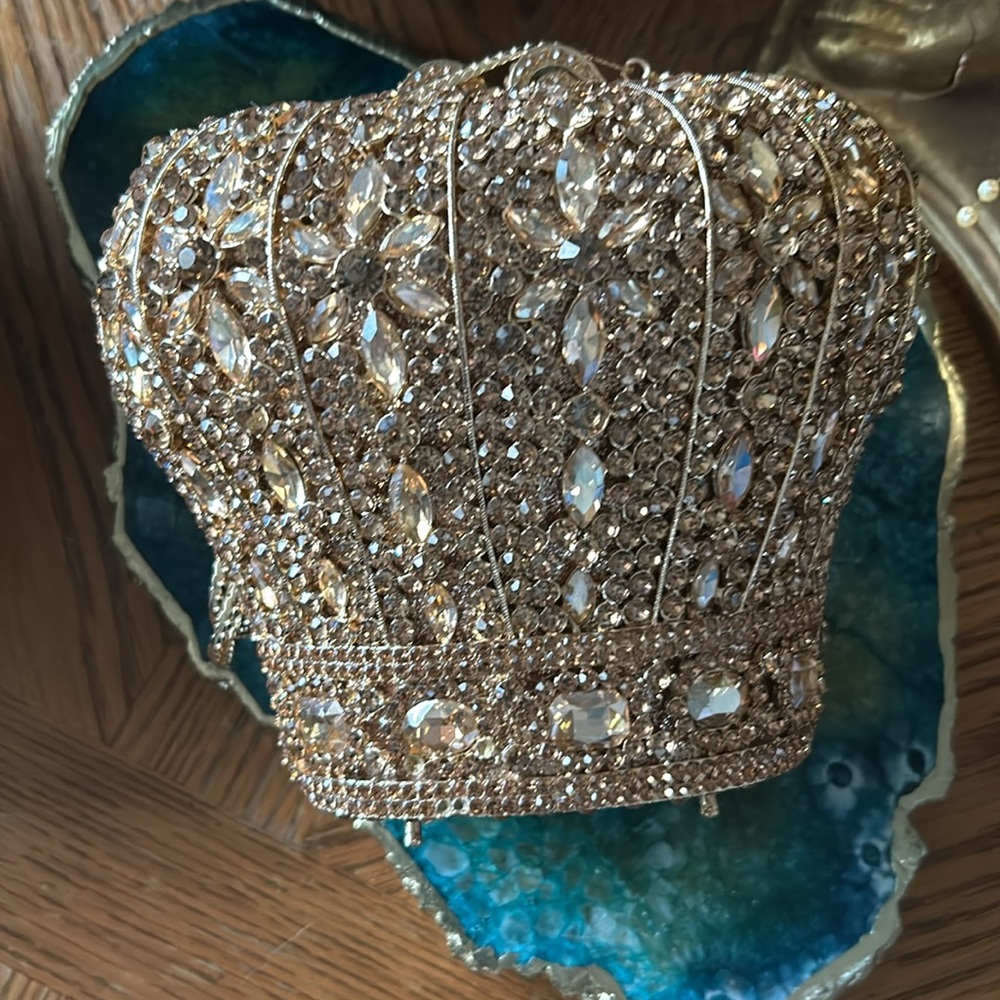 Vintage Akira Queen Tings Rhinestone Purse - Picture 9 of 14